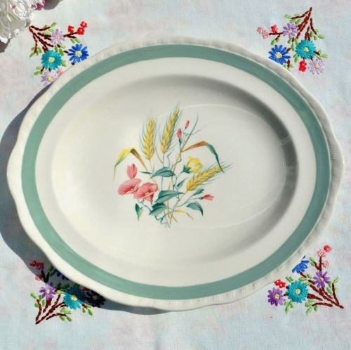 Alfred Meakin Harvest Pattern Oval Platter c.1940's