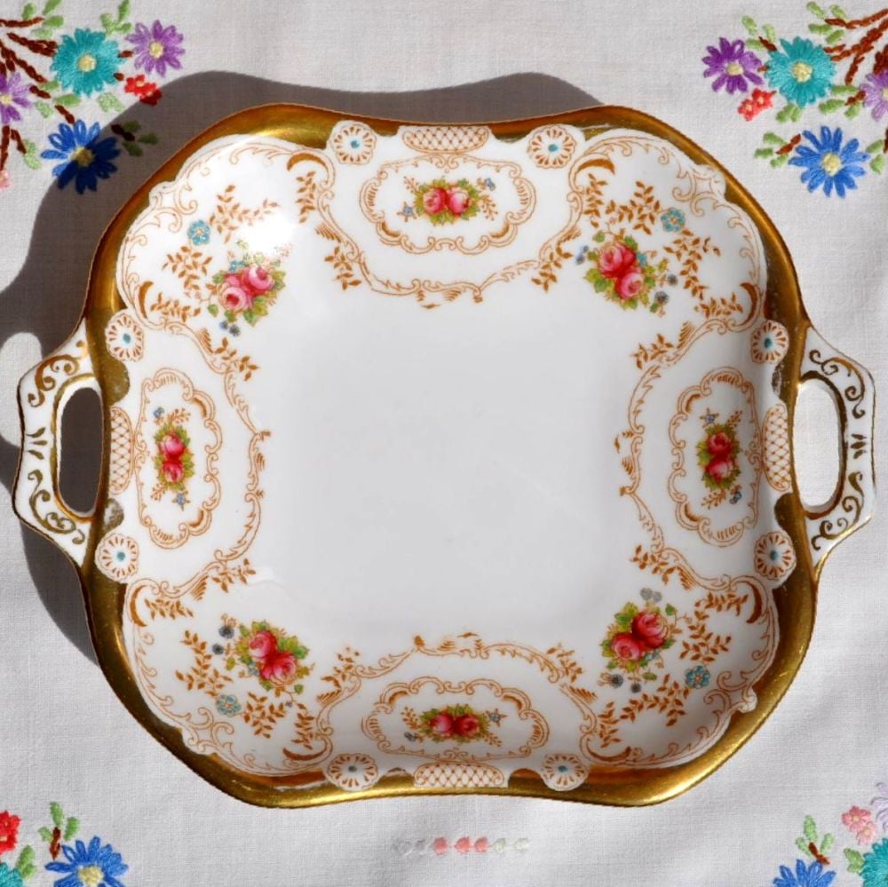 Royal Albert Hand Painted Biscuit Tray c.1927+