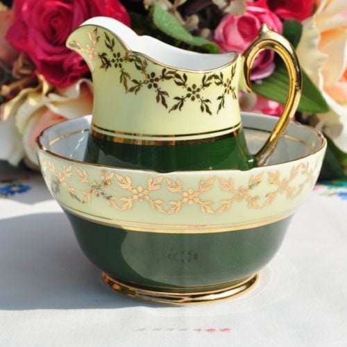 Stanley Princess Pattern Milk Jug and Sugar Bowl
