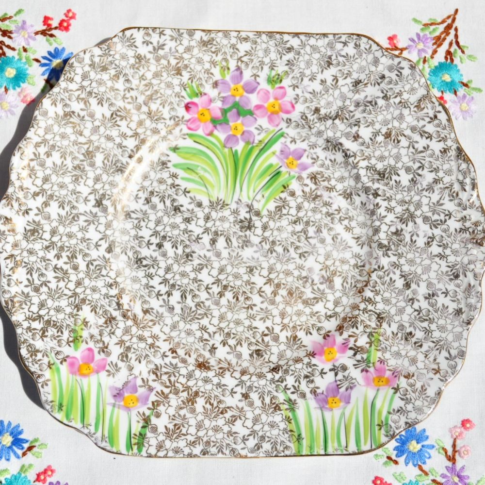 Phoenix China Art Deco Cake Plate c.1930's
