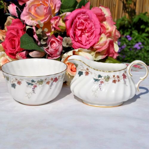 Royal Doulton Canterbury Milk Jug and Sugar Bowl