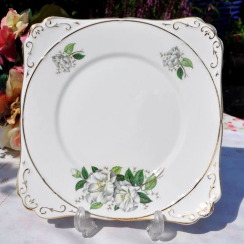 Royal Stafford Camellia Vintage Cake Plate