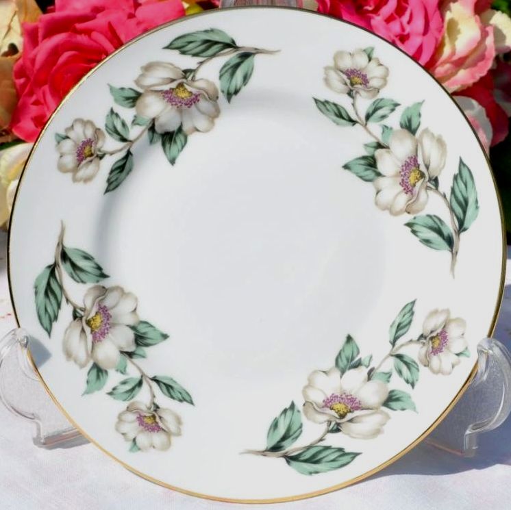 Crown Staffordshire Pear Blossom Tea Plate