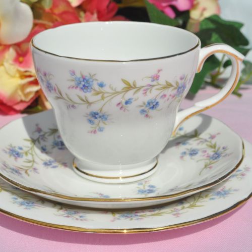 Duchess Tranquillity Vintage China Teacup Trio c.1950s