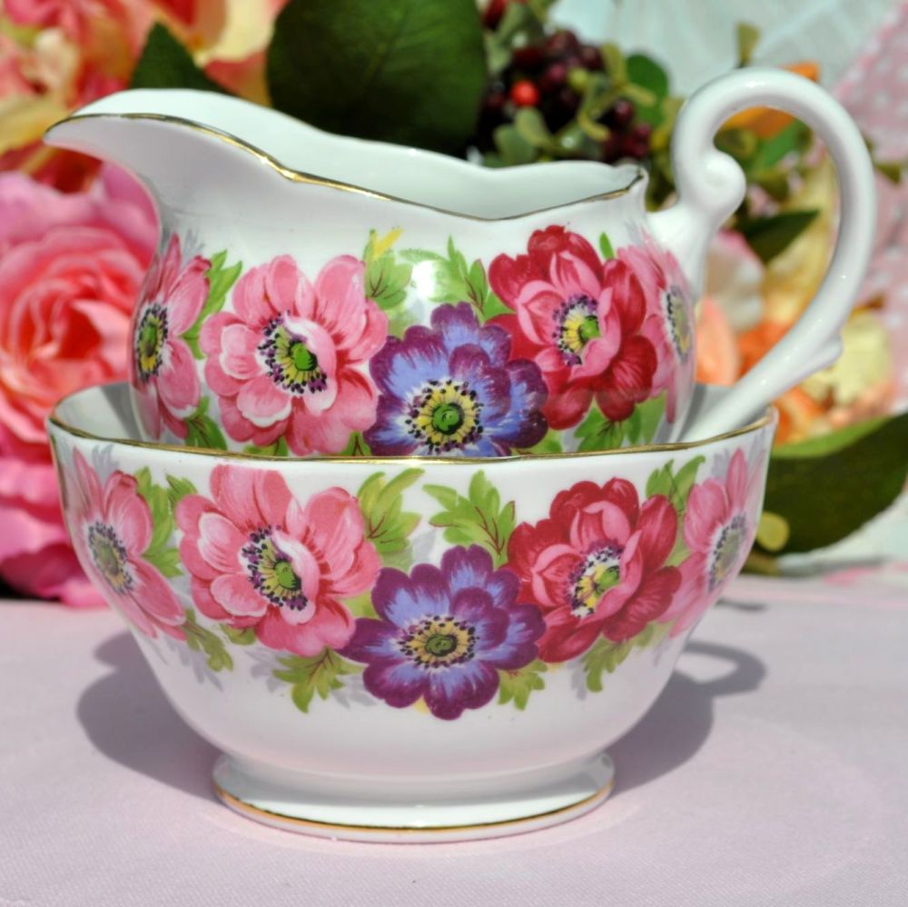 Royal Standard Carmen Milk Jug and Sugar Bowl