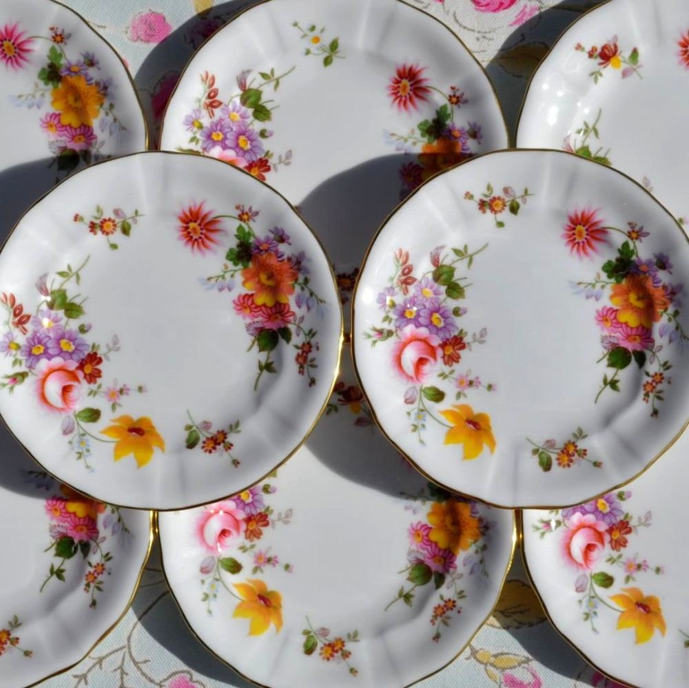 Royal Crown Derby, Derby Posies Tea Plates