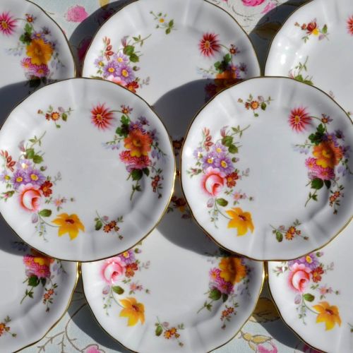 Royal Crown Derby, Derby Posies Tea Plates