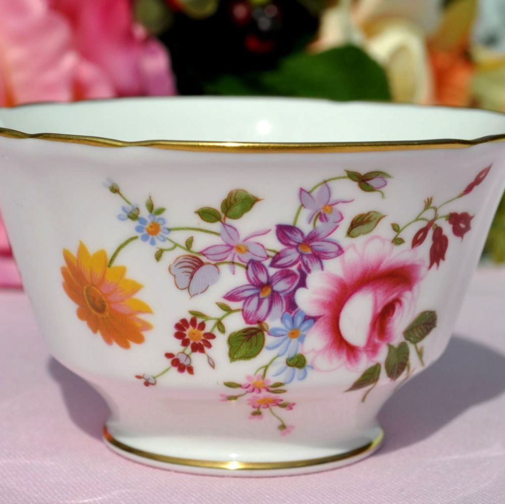 Royal Crown Derby Posies Small Open Sugar Bowl
