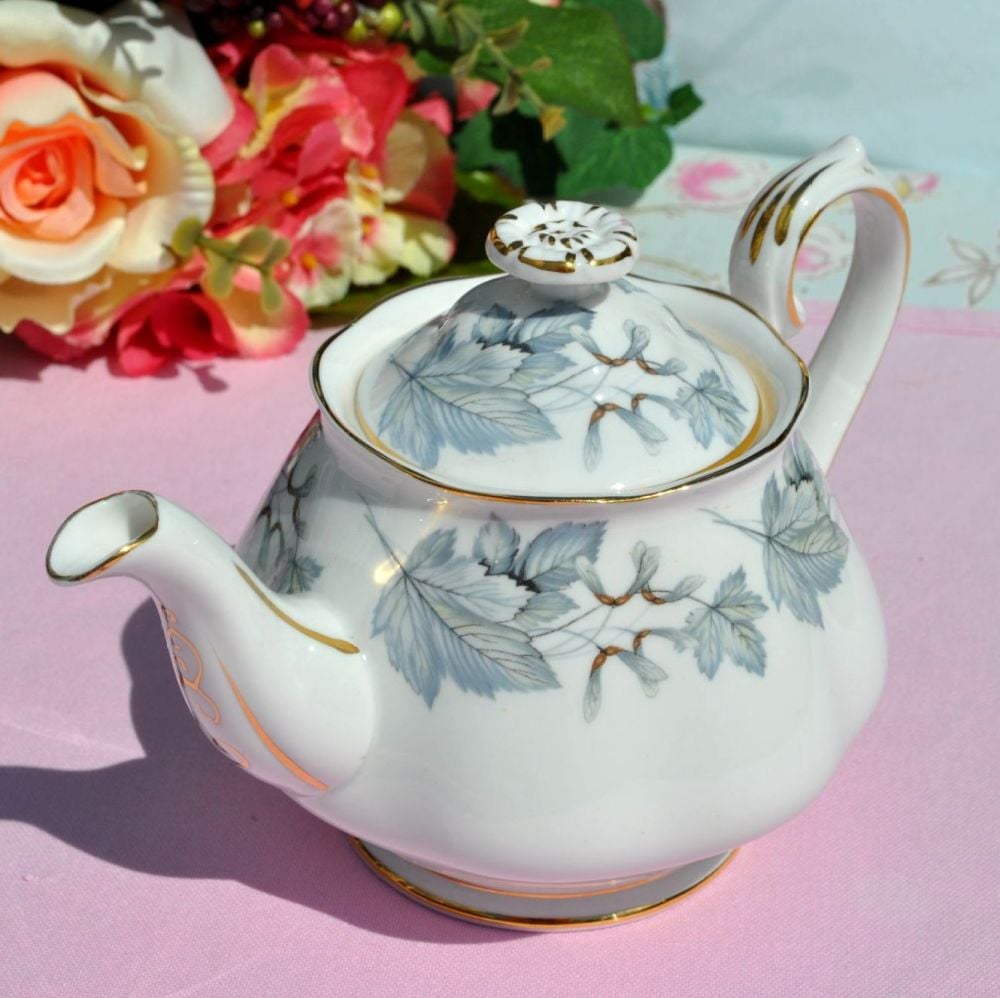 Royal Albert Silver Maple Vintage China One Pint Teapot