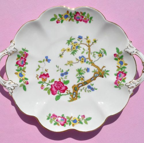 Crescent China Biscuit Tray 1940s