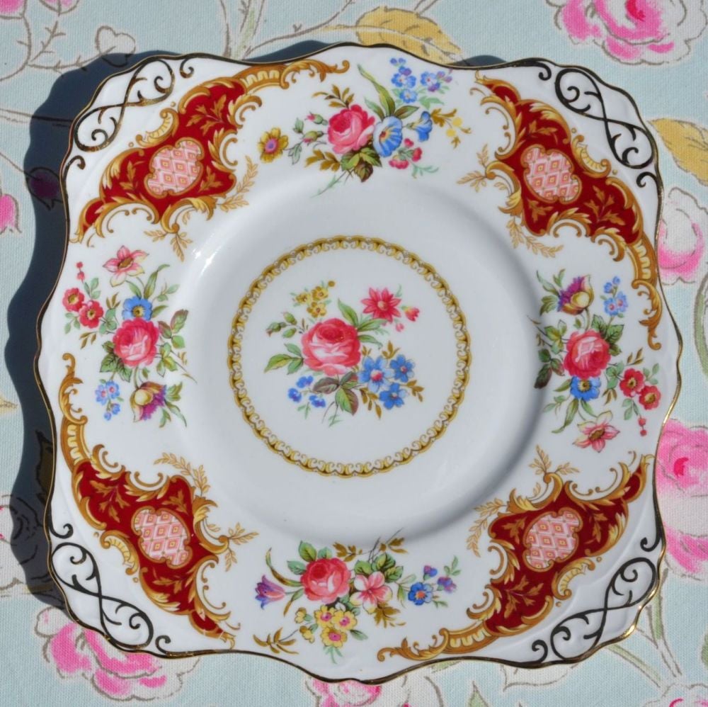 Tuscan Windsor Vintage Cake Plate c