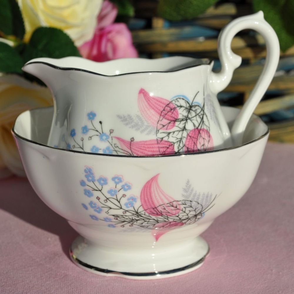 Royal Albert Fancy Free Milk Jug and Sugar Bowl