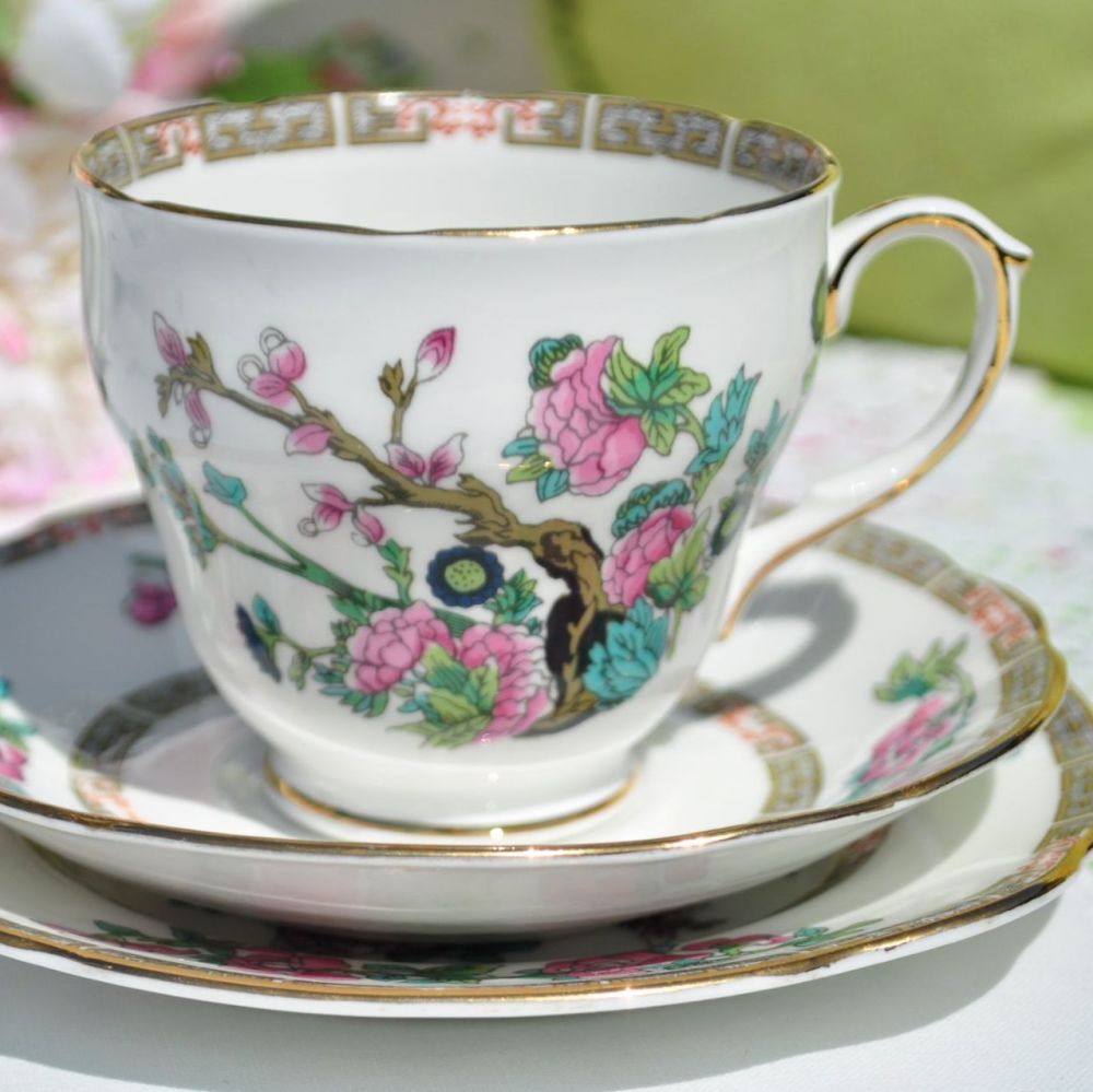 Duchess China Indian Tree Vintage Teacup Trio c.1950s