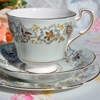 Paragon Jacobean Vintage Teacup Trio c.1957+