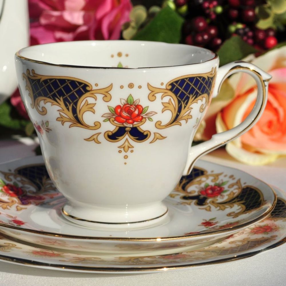 Duchess Westminster Vintage Bone China Teacup, Saucer, Tea Plate Trio