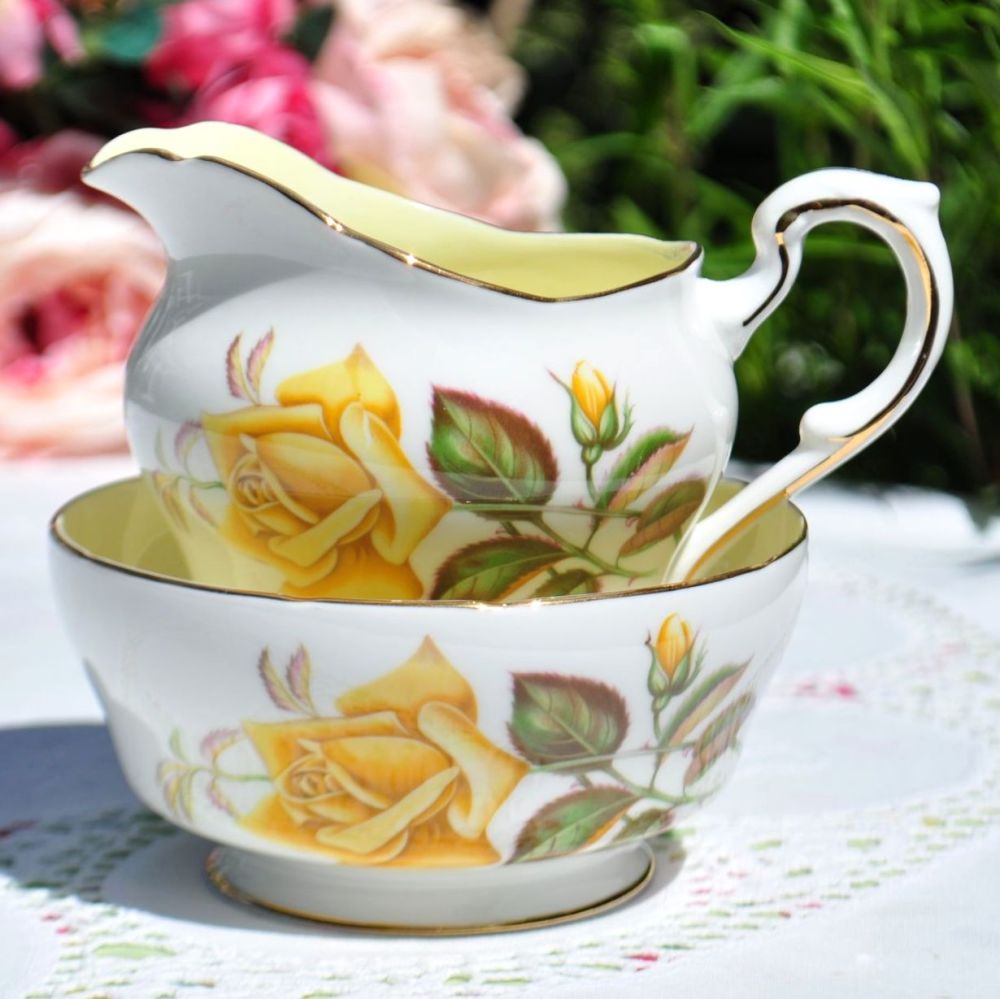 Paragon Sunset Milk Jug and Sugar Bowl