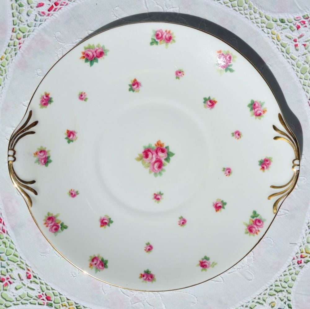 Royal Doulton Scattered Roses Cake Plate