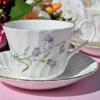 Royal Burlington Harebells Teacup and Saucer c.1960s