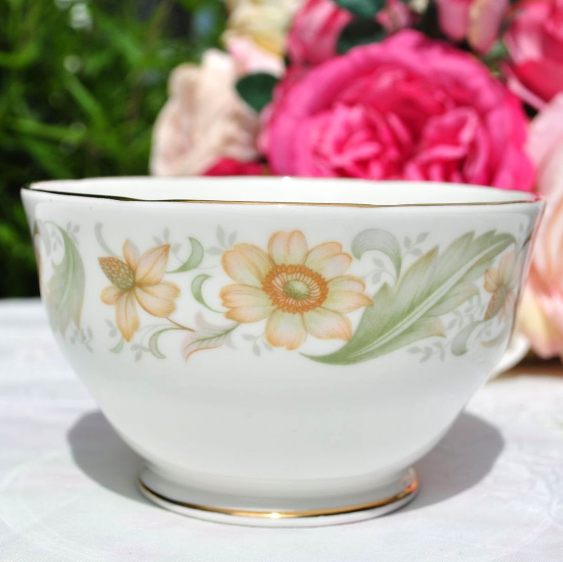 Duchess Greensleeves Vintage China Sugar Bowl