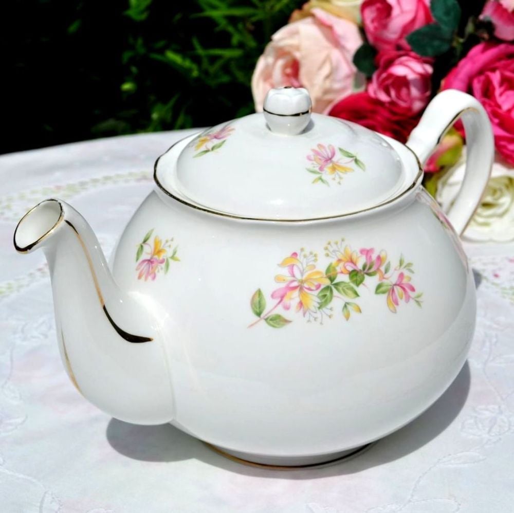 Duchess Honeysuckle Pattern Teapot