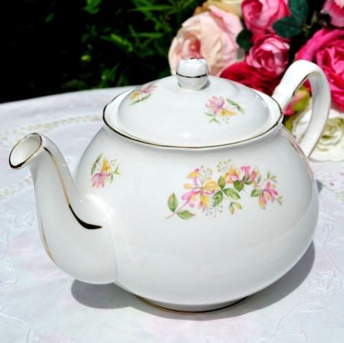 Duchess Honeysuckle Pattern Teapot