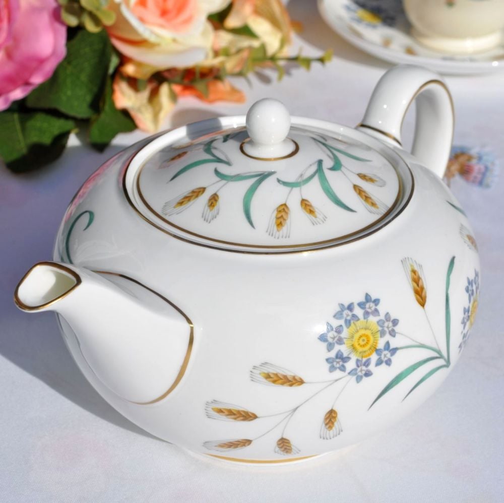 Wedgwood Wheatear W4051 Bone China Teapot c.1950's