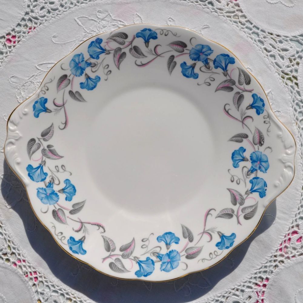 Royal Albert Morning Glory Vintage Cake Plate c.1945+