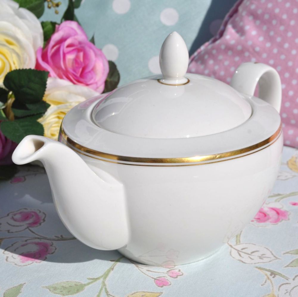 Royal Doulton Oxford Gold T.C.1225 Vintage China Teapot