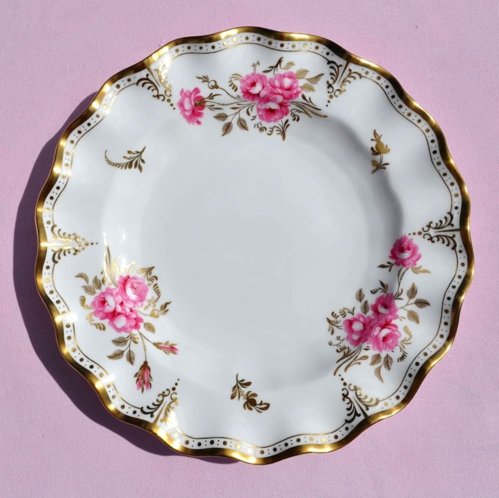 Royal Crown Derby Pinxton Roses A.1155 Frilly Rim 10