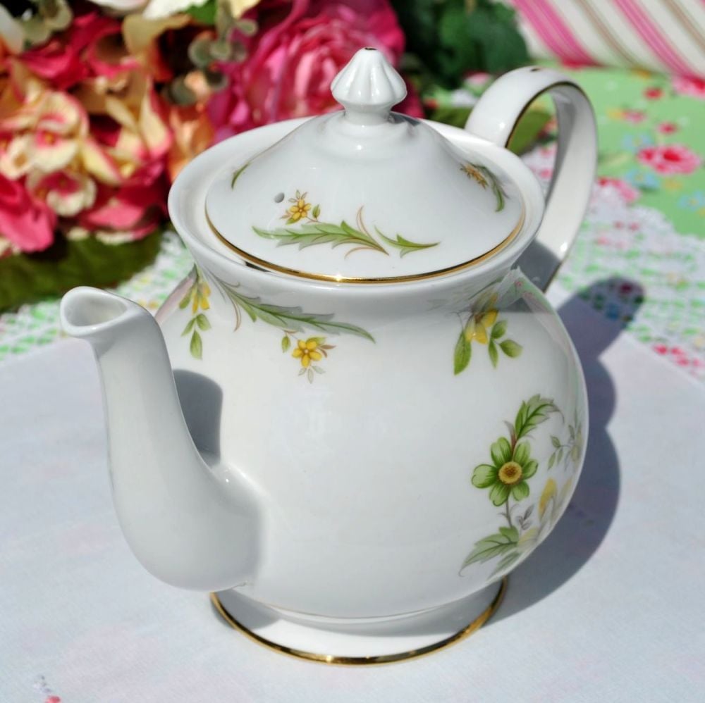 Royal Grafton Evesham Pattern Vintage Fine Bone China Teapot c.1957+