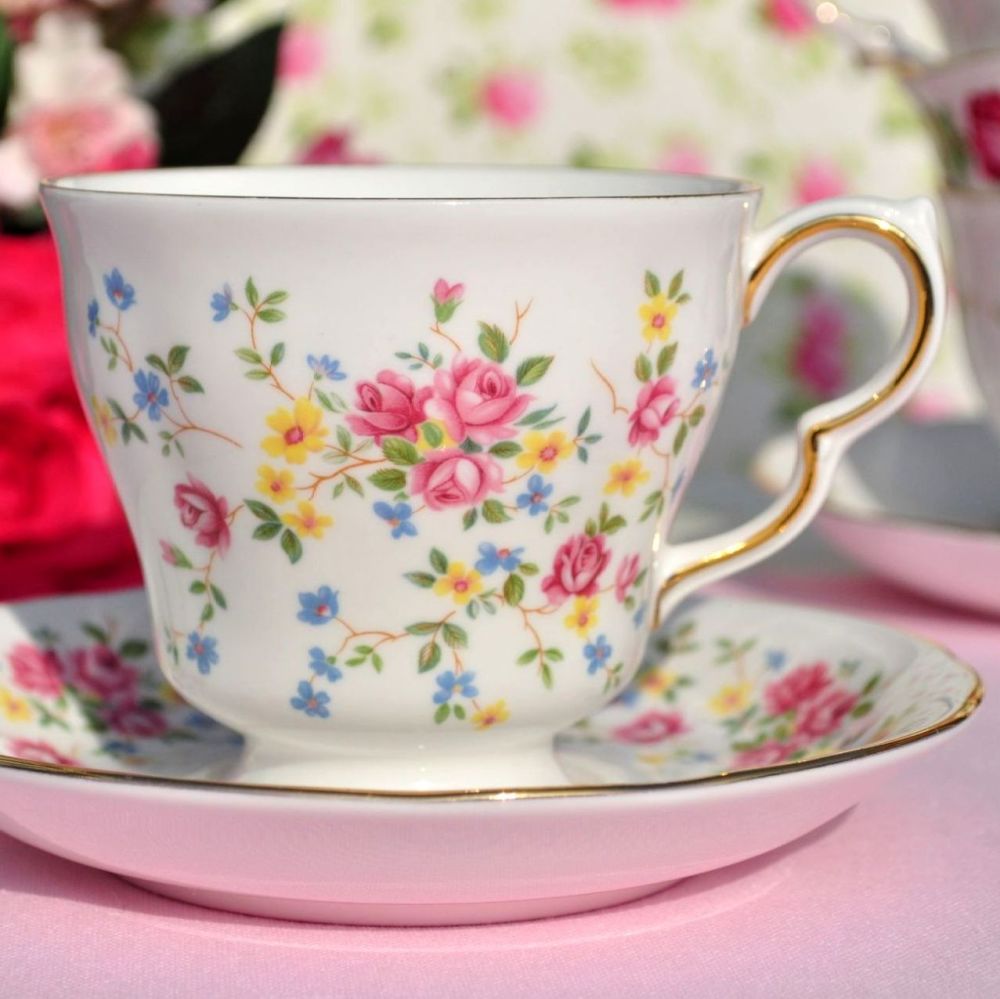 Queen Anne vintage teacup and saucer