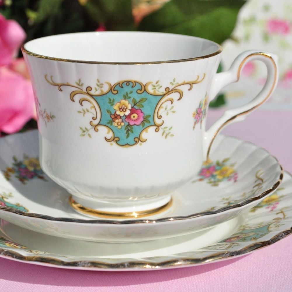 Royal Stafford True Love Vintage China Teacup Trio