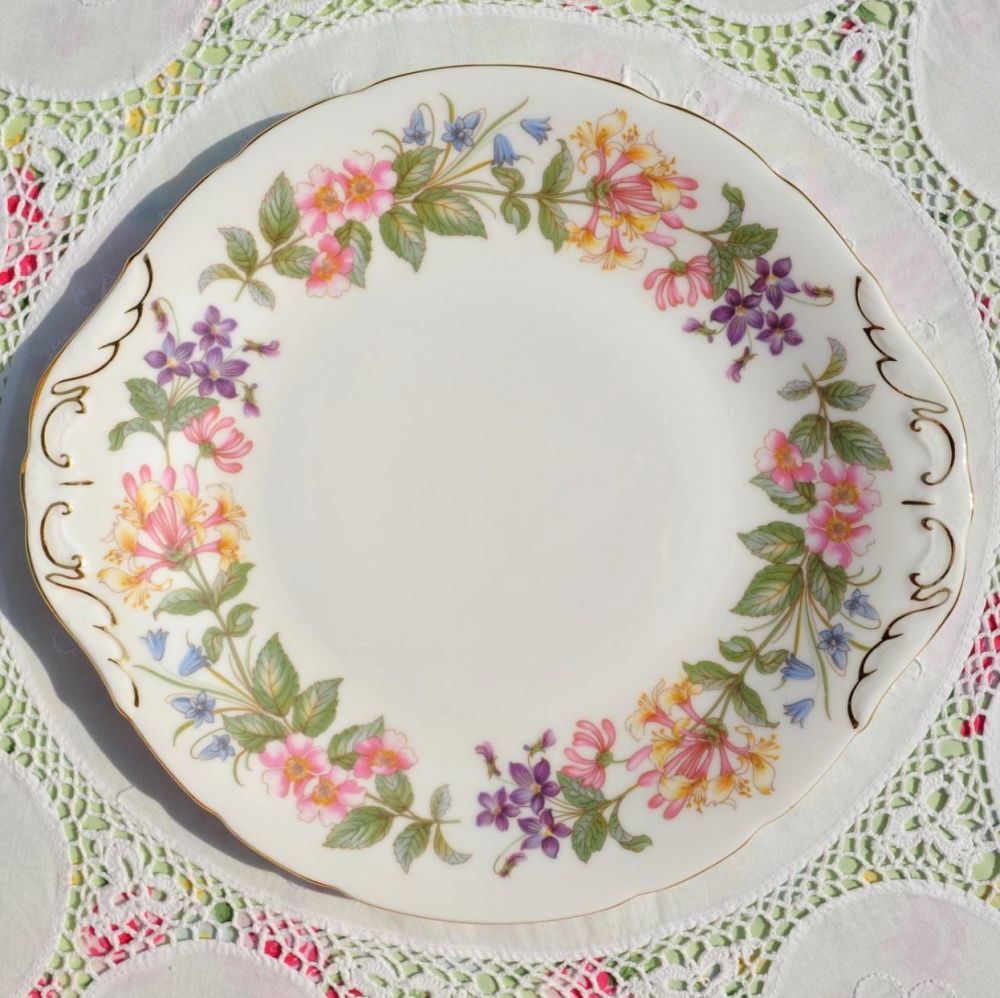 Paragon Country Lane Cake Plate c.1957+