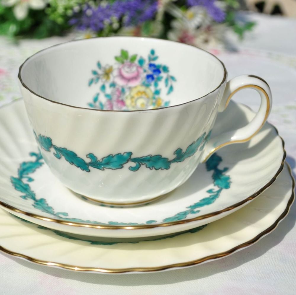 Minton Ardmore S.363 Teacup Trio c.1950s