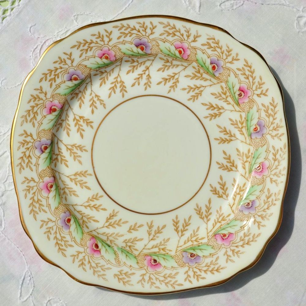 Royal Stafford Hand Painted Vintage China 15.5cm Tea or Side Plate