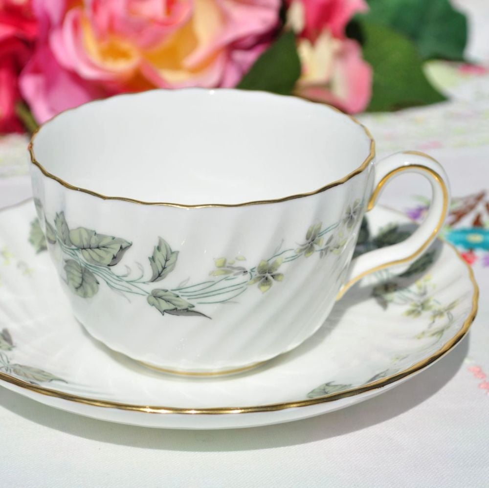 Minton Greenwich Pattern Teacup and Saucer c.1963
