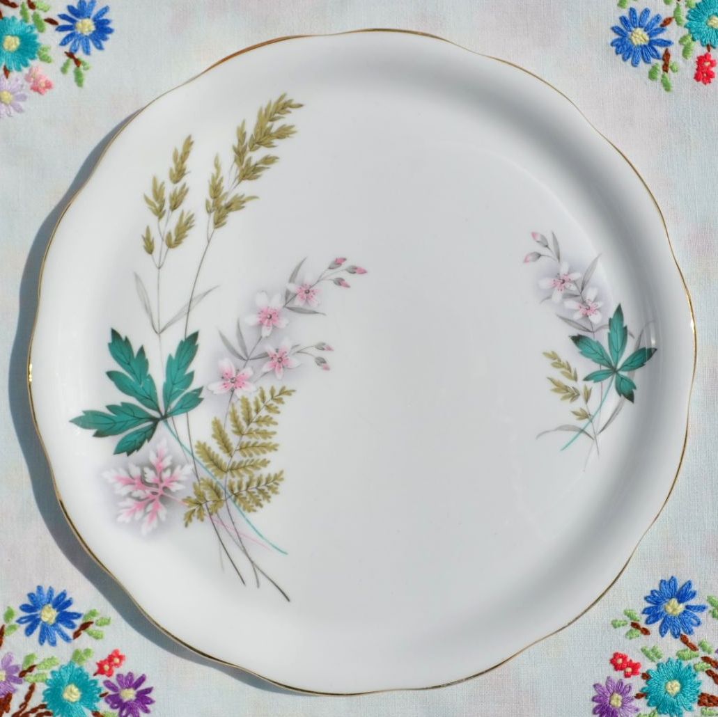 Queen Anne Louise Round Cake Plate c.1960s
