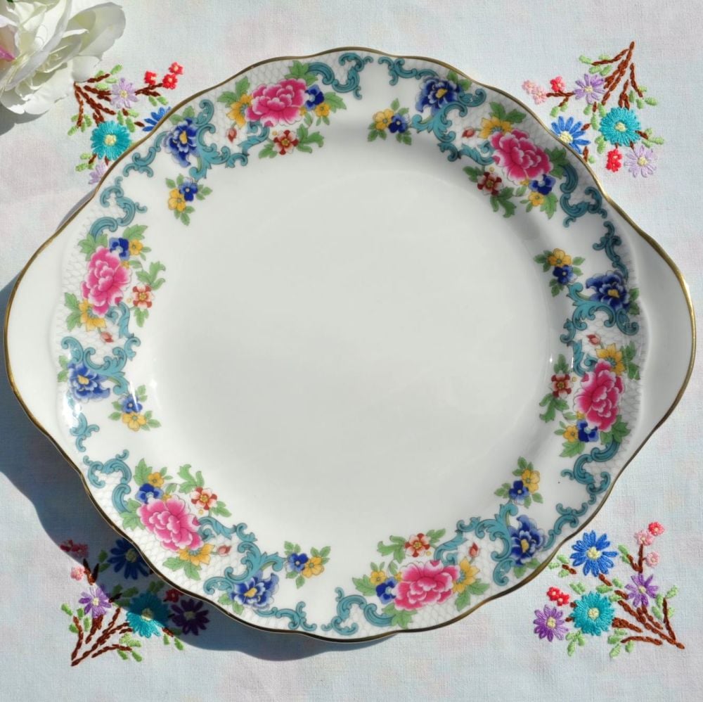 Royal Doulton Booths Floradora Cake Plate
