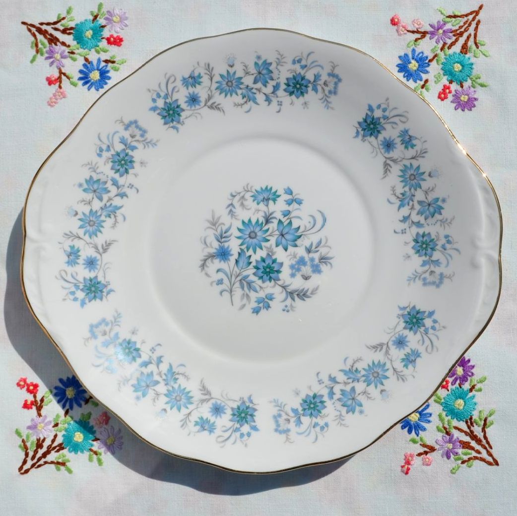 Colclough Braganza Bone China Cake Plate c.1960s