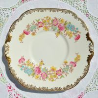 Collingwood Hand Painted Cake Plate c.1937