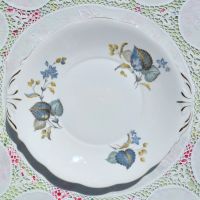 Queen Anne Blue Harebell Cake Plate c.1960s