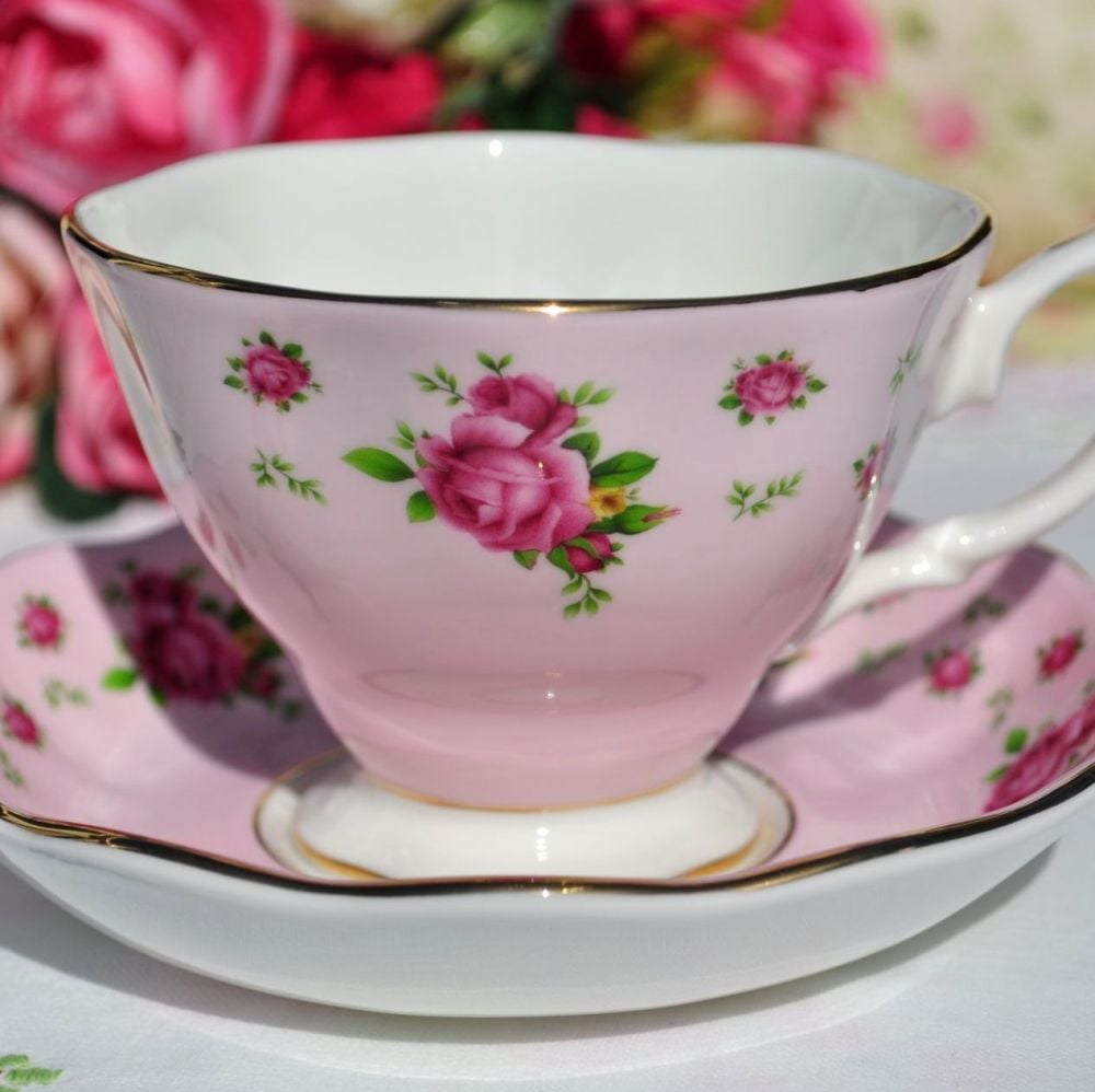 Royal Albert New Country Roses Teacup and Saucer