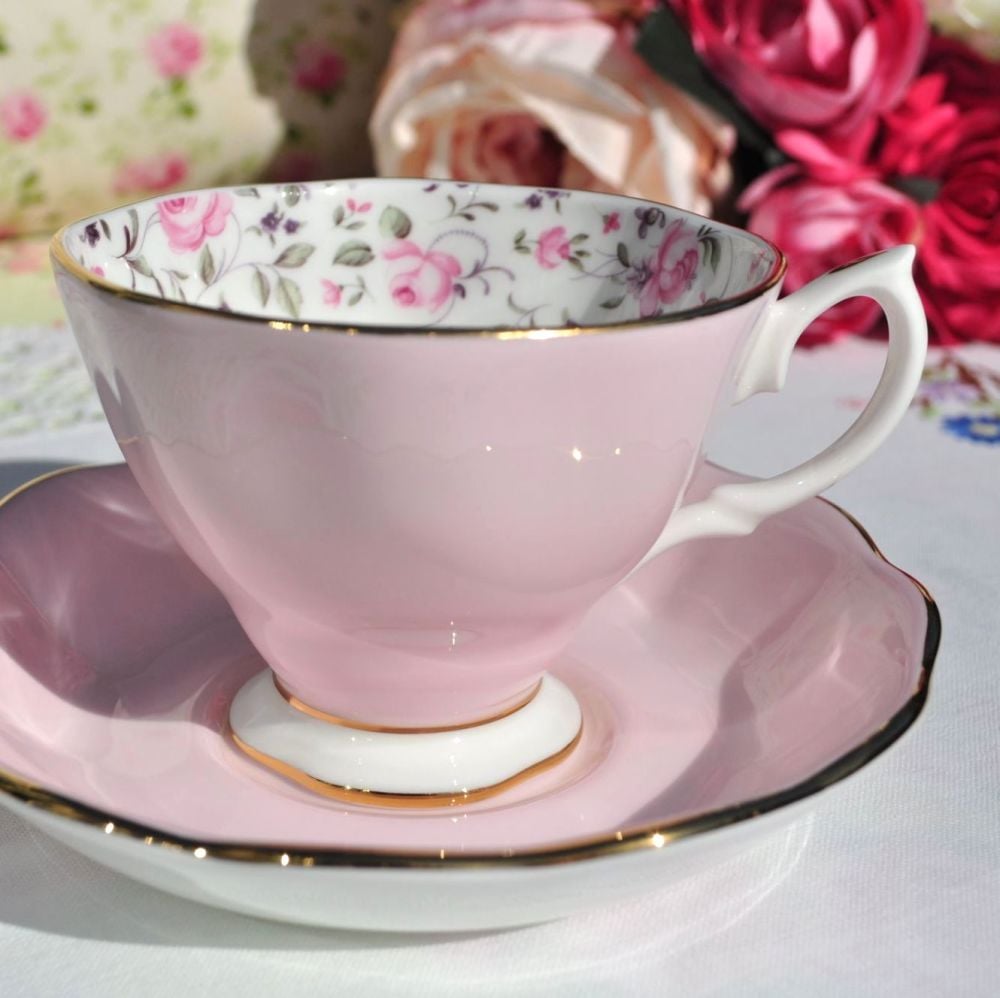 Royal Albert Rose Confetti Teacup and Saucer