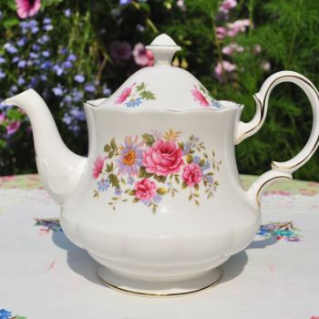 Queen Anne Serenade Floral 2 Pint Teapot