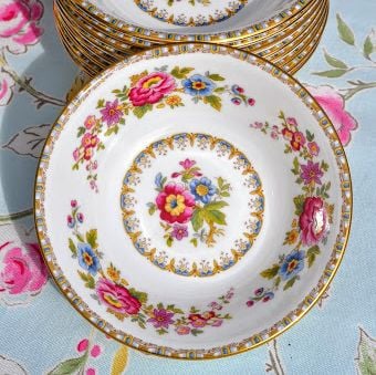 Royal Grafton Malvern Vintage Fine China Floral Dishes
