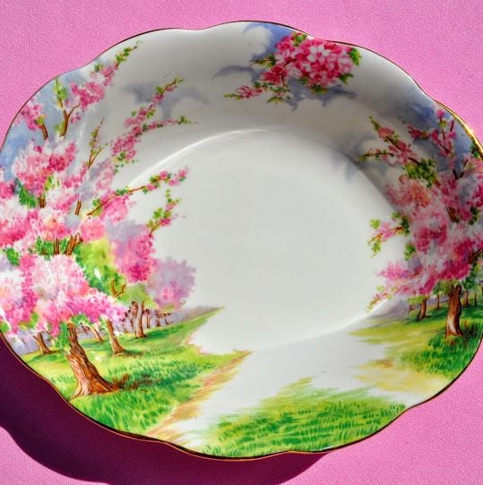 Royal Albert Blossom Time Vintage Bone China Serving Dish