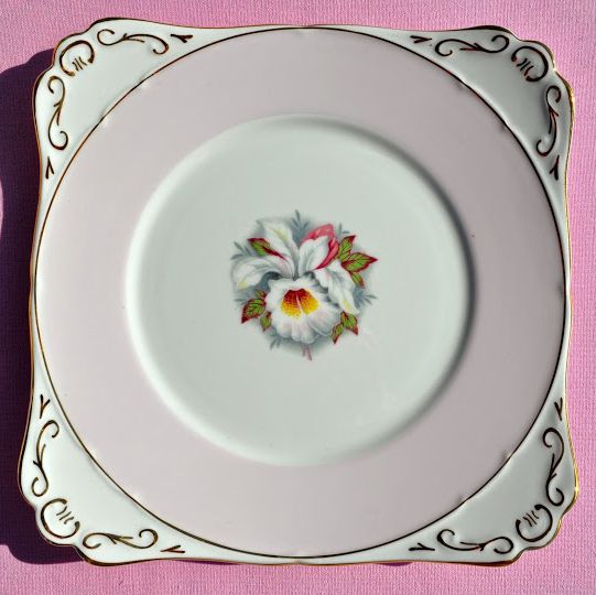 Royal Stafford White Lady Pink Vintage Milk Jug and Sugar Bowl