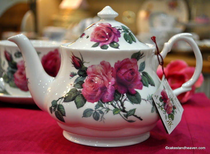 English Rose Pattern Large Fine English Bone China Teapot to buy