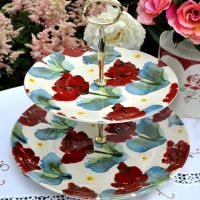 Poppy Large Contemporary 2 Tier Cake Stand