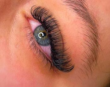 Full Set of Hybrid Semi Perm Lash Extensions
